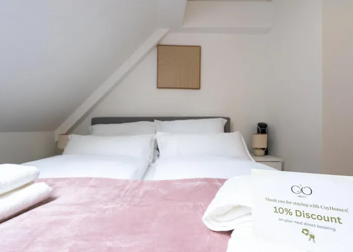 Large - 90m2 - Quiet Maisonette For 10 - 24 I 7 Check-in *