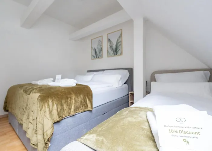 Large - 90m2 - Quiet Maisonette For 10 - 24 I 7 Check-in *